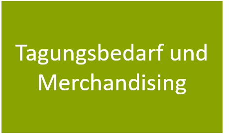 Tagungsbedarf und Merchandising