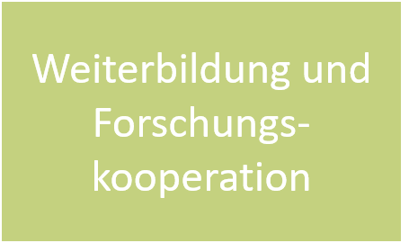Weiterbildung und Forschungskooperation