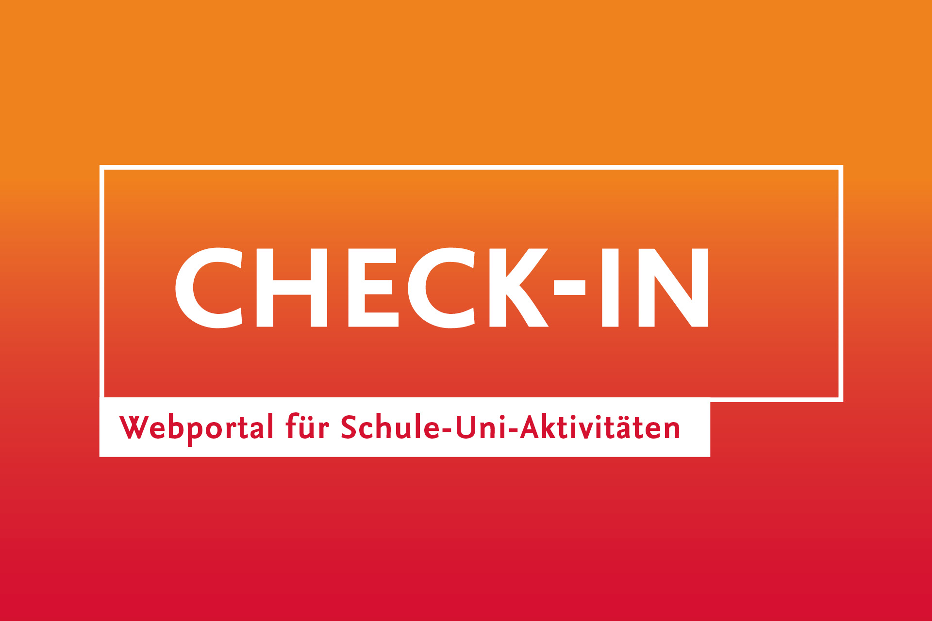Dekorativer Zweck - Check-in Schriftzug
