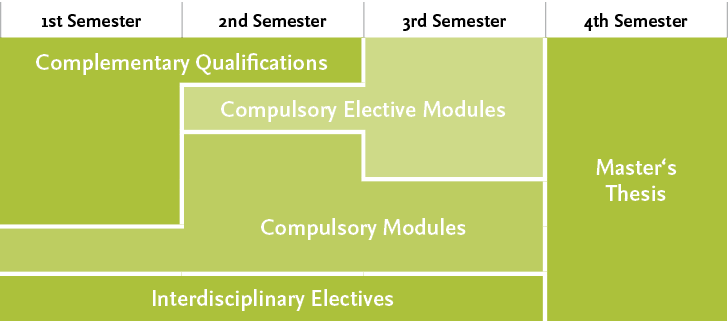 Structure of the Master's programme Pharmaceutical Engineering