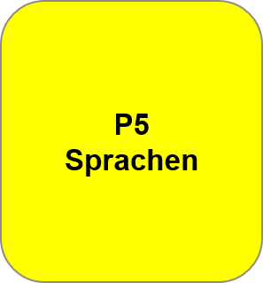 gelbes Feld mit Titel P5 Sprachen