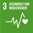 SDG-Icon "Gesundheit und Wohlergehen"