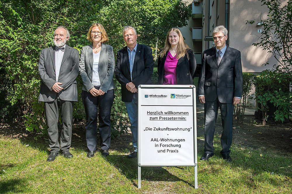Startschuss des Projektes "AAL Wohnungen in Forschung und Praxis".