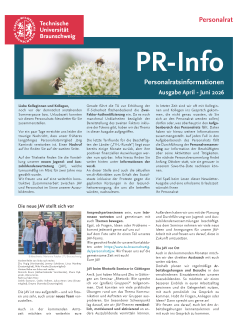 Titelblatt PR-Info