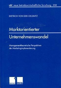 Cover Marktorientierter Unternehmenswandel
