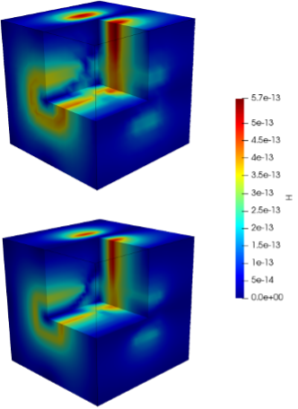 picture of Computational homogenization of transport properties in deformed porous media 