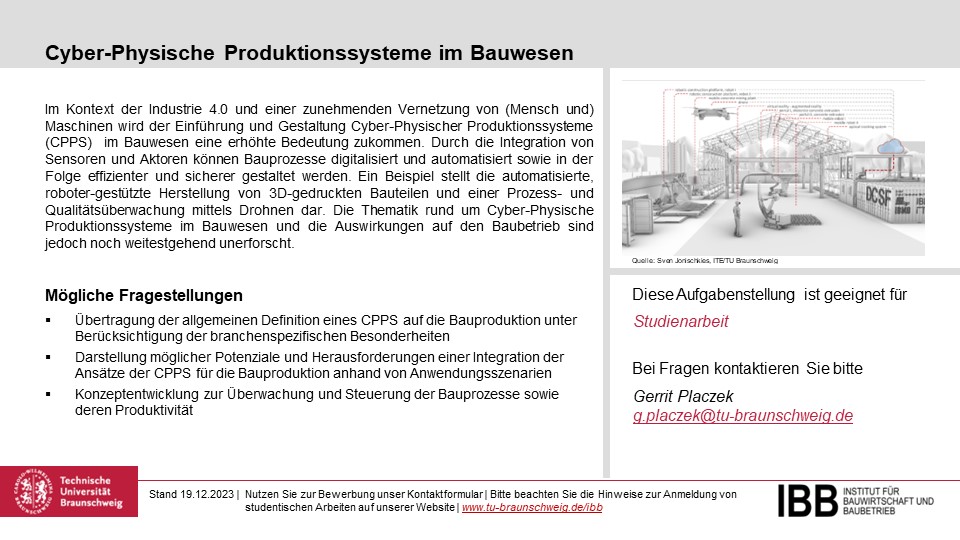 Produktionssysteme im Bauwesen