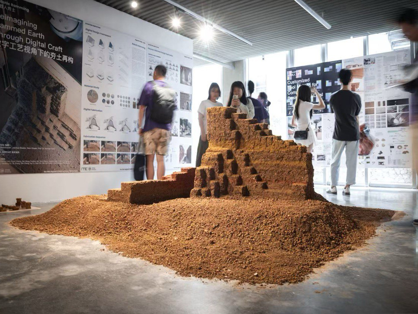 Selective Robotic Rammed-Earth (sRRE)