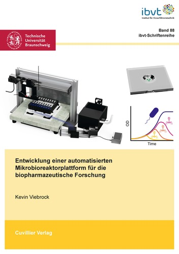 IBVT Schriftenreihe Band 88 - Buchcover: Entwicklung einer automatisierten Mikrobioreaktorplattform für die biopharmazeutische Forschung