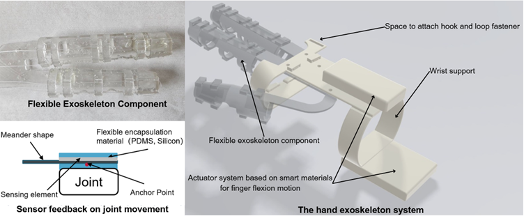 Flexible Exoskeleton Component