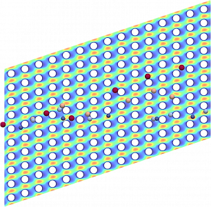 CFD-DEM-Simulation der mikrofluidischen Größenfraktionierung größerer Partikelzahlen im DLD-Mikrosystem