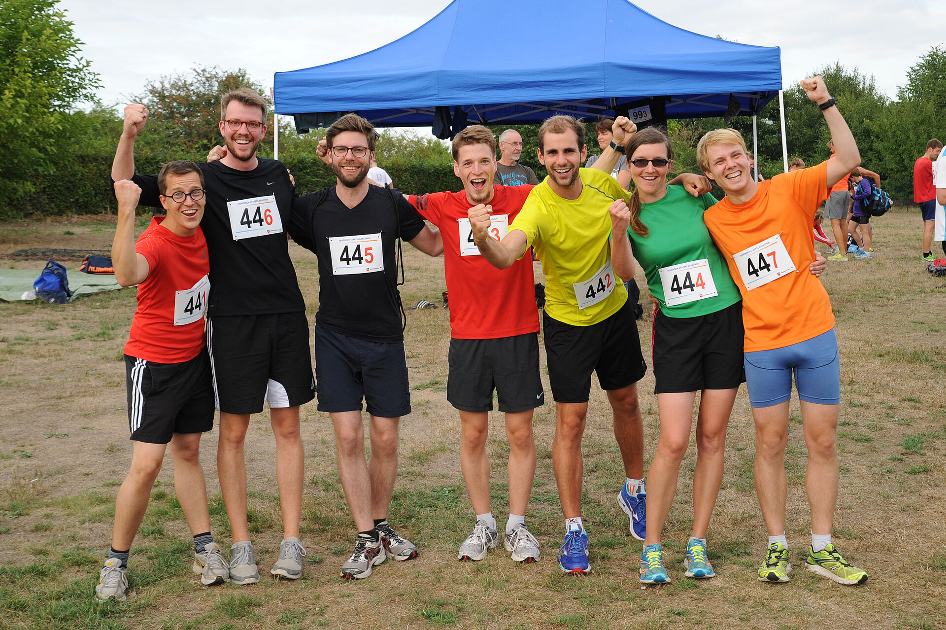 Foto der Laufgruppe beim Staffelmarathon