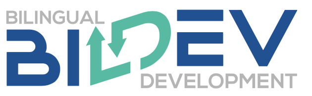 BILDEV Logo with words Bilingual Development and the letters BILDEV between them
