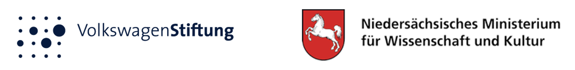 Logos des MWK und der VolkswagenStiftung