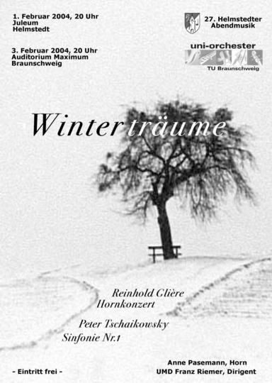 Plakat Winterträume