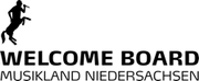 Logo Welcome Board / Musikland Nierdersachsen