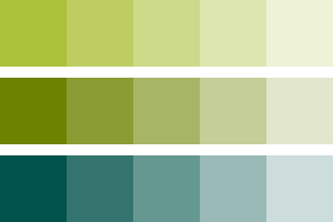 Farbklang Grün