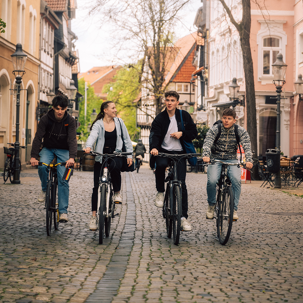 Studierende im Magniviertel