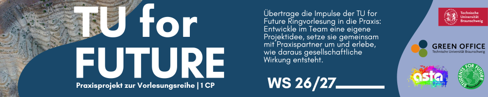TU for Future Praxisprojekt Banner