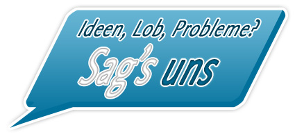 Das Logo von Sag's uns