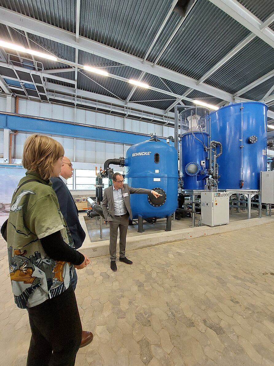 Eröffnung des Salzwasser-Wellen-Strömungskanals