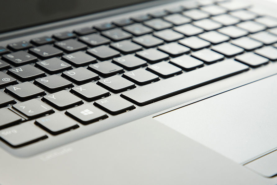 Tastatur eines Laptops