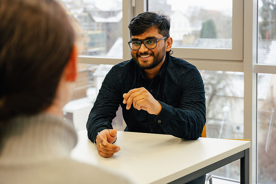 Für Gagan Kaushik Manyam ist die Auszeichnung mit dem DAAD-Preis die „Kirsche auf der Torte“.