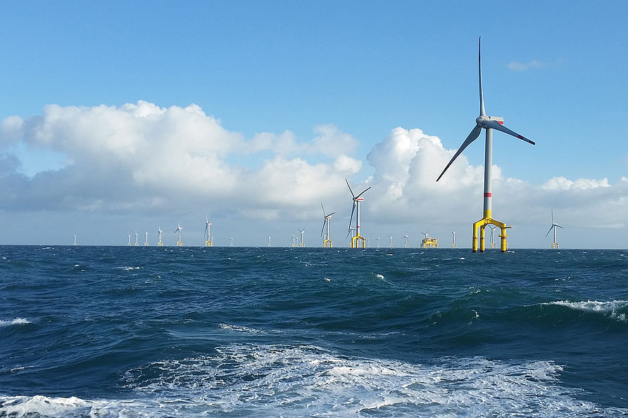 Windpark in der Nordsee