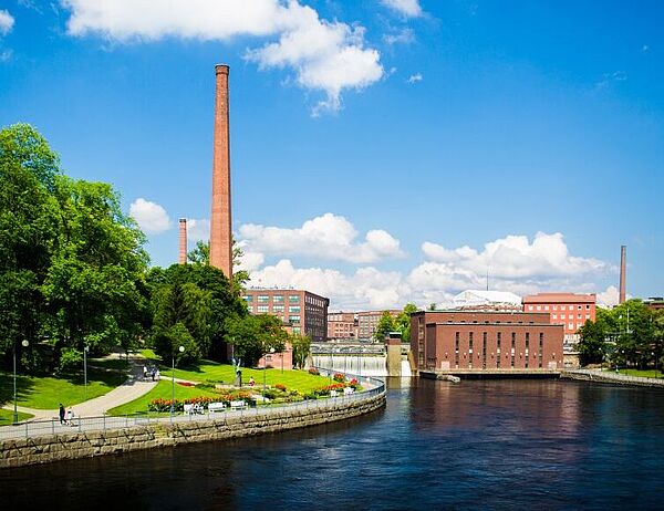 Gebäude der Tampere University in Finnland