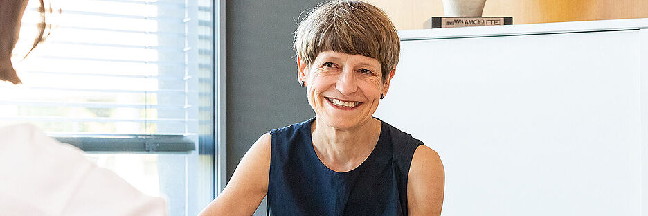 Präsidentin Prof. Dr. Angela Ittel im Gespräch