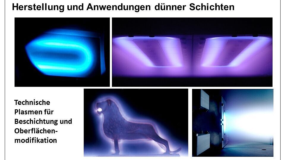 Intro-Seite für die Vorlesung Herstellung und Anwendung dünner Schichten