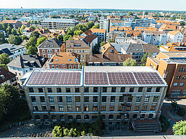 Luftbildaufnahme der Anlage Grotrian-Nord