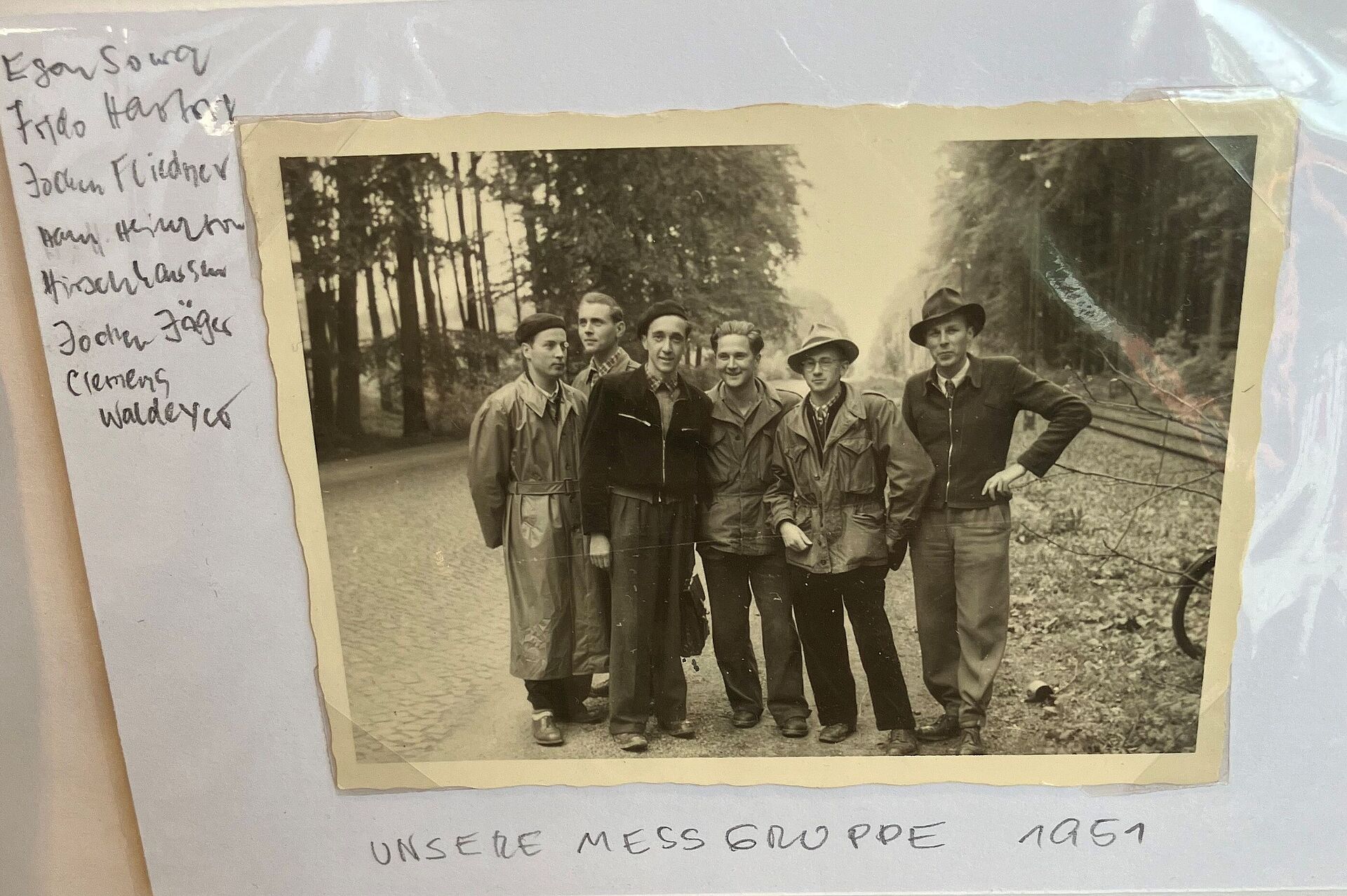 Abfotografiertes Archiv-Foto Vermessungskunde, Hans-Joachim Hartwig