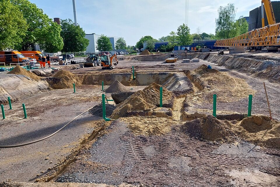 Baustelle Gebäude 2441