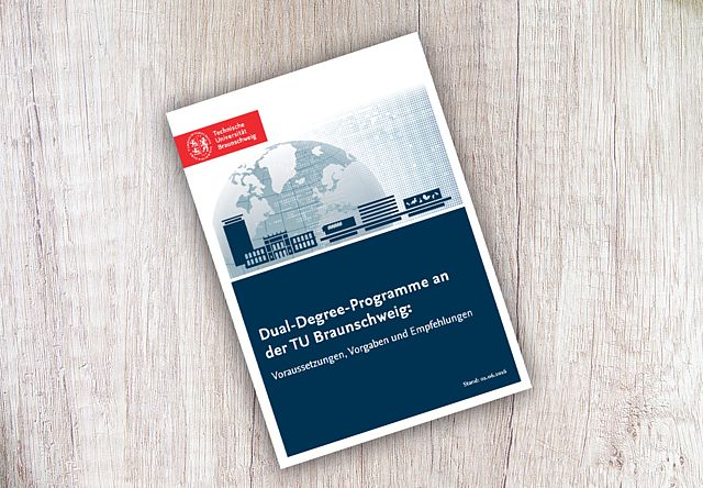 Das Cover zu den Voraussetzungen, Vorgaben und Empfehlungen zum Dual-Degree-Programme an der TU Braunschweig