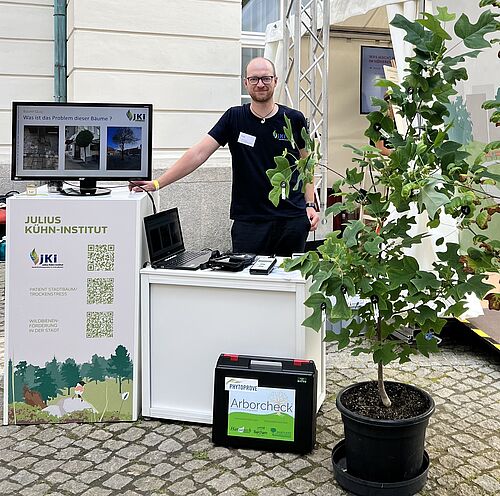 Dr. Michael Strohbach beim Tag der offenen Tür BMEL 2023