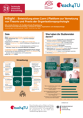 Poster vom Tag der Lehre: [InSight – Entwicklung einer (Lern-) Plattform zur Vernetzung von Theorie und Praxis der Organisationspsychologie]