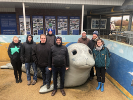 The Jacob group at Seehundstation Friedrichskoog in March 2019