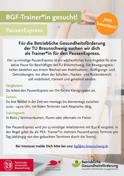 Stellenausschreibung Pausenexpress