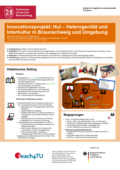 Poster vom Tag der Lehre: [Innovationsprojekt: HuI–Heterogenität und Interkultur in Braunschweig und Umgebung]