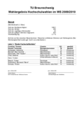 Wahlergebnis Senat