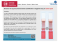 Biosensor for psycho-pharmaceutical quantification is triggered using an optical signal