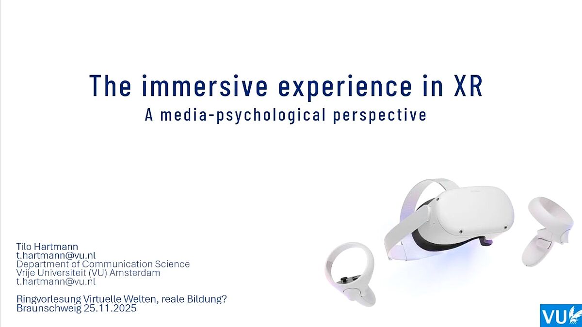The immersive experience in VR: A media-psychological perspective