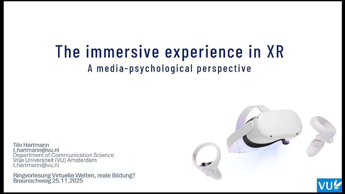 The immersive experience in VR: A media-psychological perspective