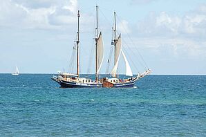 Sailer on the Baltic Sea