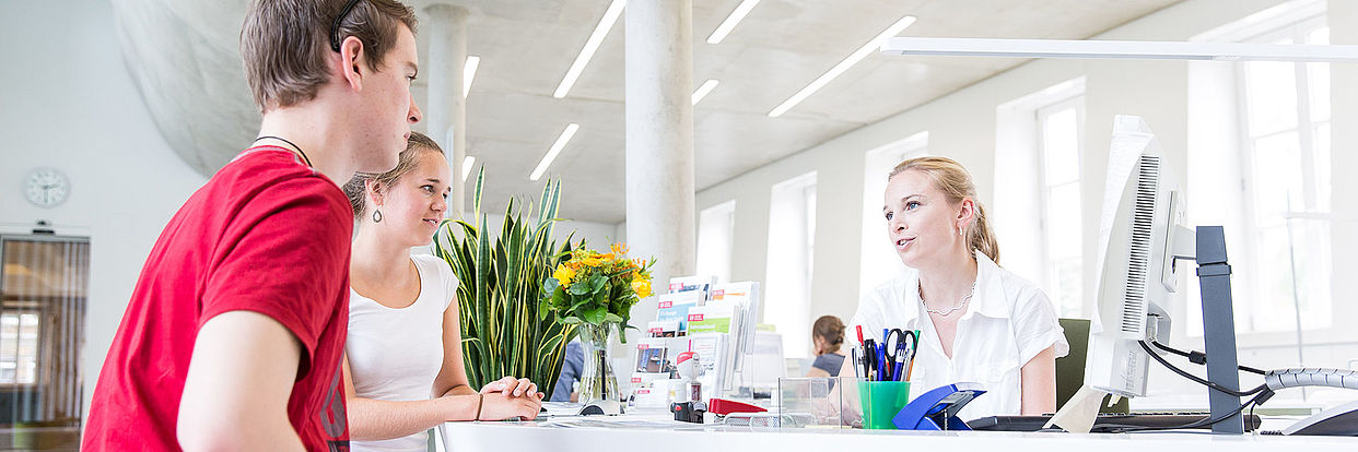 Beratung im Studienservice-Center 