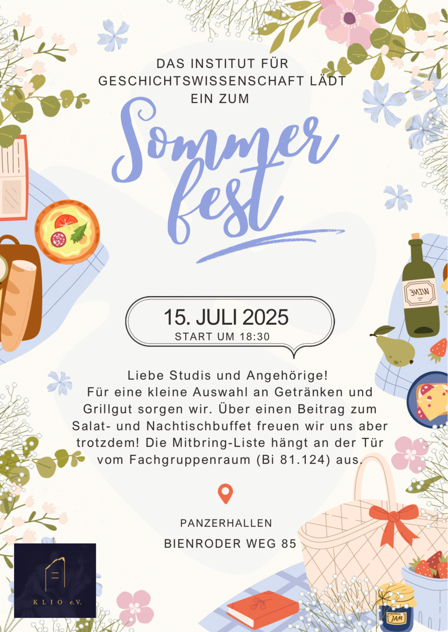 Plakat zum INGE-Sommerfest 2025