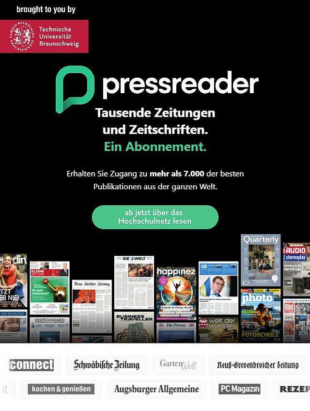 pressreader online Zeitungen und Zeitschriften