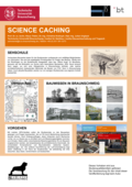 Poster vom Tag der Lehre: [SCIENCE CACHING]