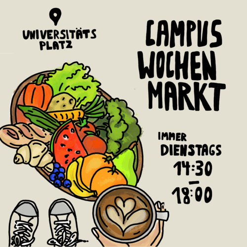 Plakat Werbung Campusmarkt